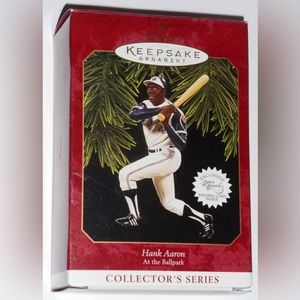 1997 Hank Aaron Hallmark Keepsake Christmas Ornament